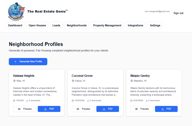 Neighborhood Profiles